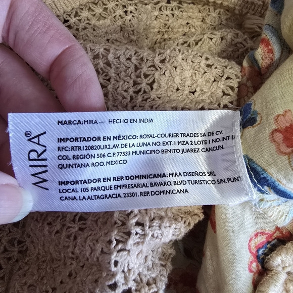 Mira boho oversized paisley tunic size small - Picture 12 of 13